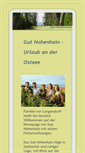 Mobile Screenshot of guthohenhain.de