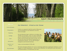 Tablet Screenshot of guthohenhain.de